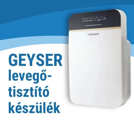 Geyser levegő tisztító készülék