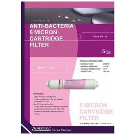   PurePro 5 mikronos polipropilén mechanikai szűrő ASTROBOY -BELSŐMENETES- 10" x 2", In-Line - BM
