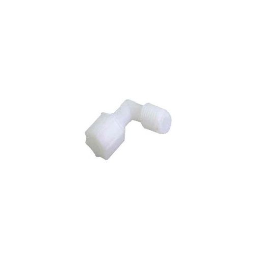 Külsőmenetes "L" könyök bekötő-idom 1/4" cső x 3/8" menet - Jaco 4046