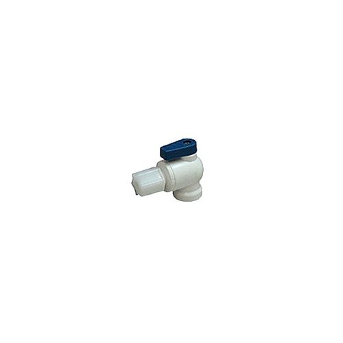 Elzárócsap víztartályokhoz íves könyök 1/4"x1/4" - Jaco