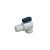 Elzárócsap víztartályokhoz íves könyök 1/4"x1/4" - Jaco