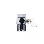   Útváltó szelep asztali víztisztítókhoz - egyirányú 1/4" - (6,35 mm átmérőjő csőhöz)