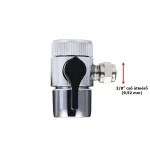 Útváltó szelep asztali víztisztítókhoz - egyirányú 3/8" - (9,52 mm átmérőjő csőhöz)