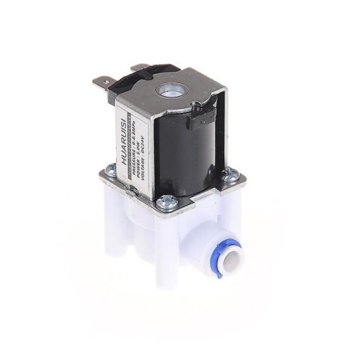 Elektromágneses solenoid szelep hengeres 1/4" - 24V - Quick