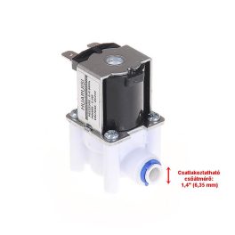   Elektromágneses solenoid szelep hengeres 1/4" - 24V - Quick