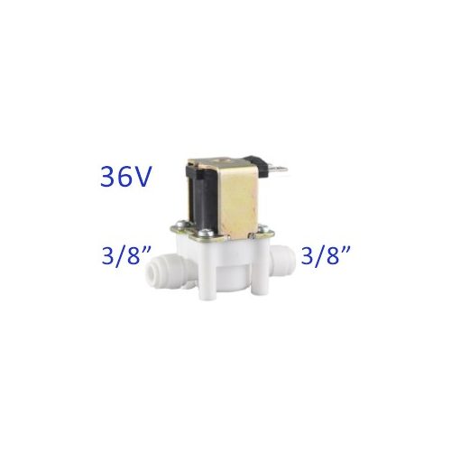 Elektromágneses solenoid szelep hengeres 3/8" - 36V - Quick