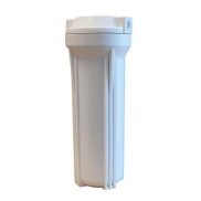   10"-os Szűrőház fehér, 1/4" belső menet csatlakozással