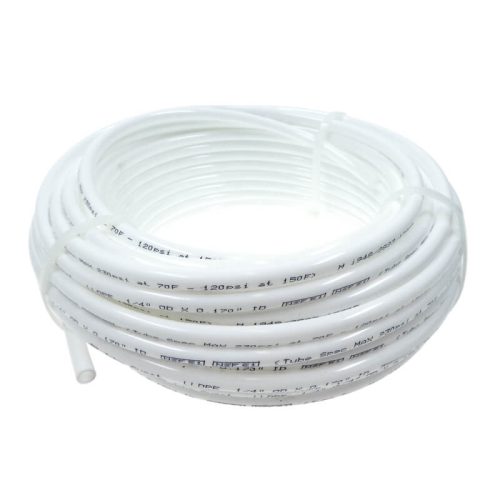 Műanyag csővezeték, 1/4" (PE) - (átmérő 6,35 mm) - fehér