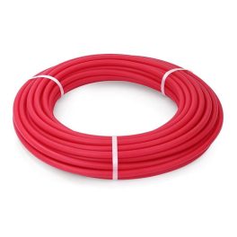   Műanyag csővezeték, 1/4" (PE) - (átmérő 6,35 mm) - piros