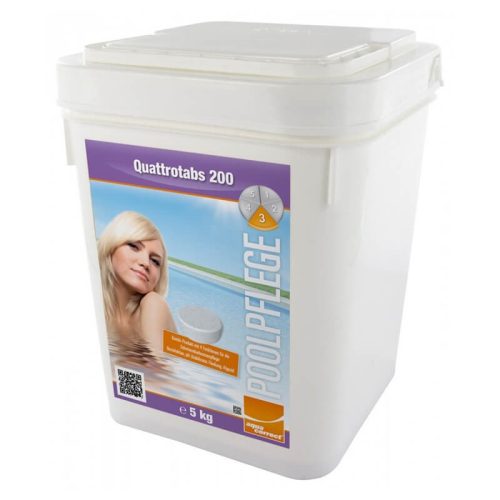 Aquacorrect Quattrotabs (200 gr) 5kg, 4in1 multi tabletta