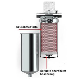   Geyser Typhoon 10"-os szűrőház 3/4" csatlakozással, meleg vízre