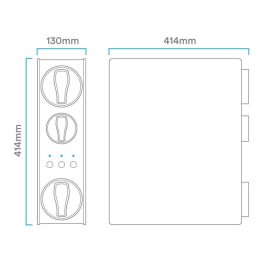   Puricom LÄTT Direkt átfolyós fordított ozmózis víztisztító nyomásfokozóval, intelligens csapteleppel