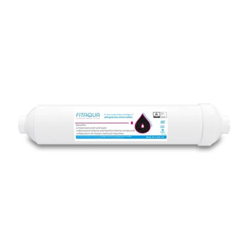 FITAQUA Aktív szén szűrőbetét GAC - BELSŐMENETES - 10" x 2", In-Line - BM