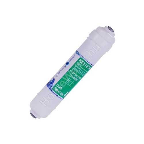Economy Water aktívszén utószűrő - MALE quick csatlakozós -10" x 2", In-Line - QM
