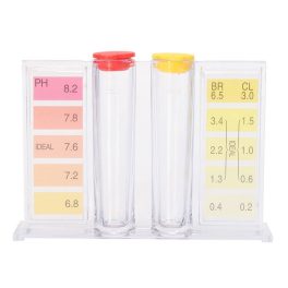 Vízelemző készlet, folyadékos, pH/Cl/Br méréshez