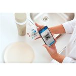 MyLAICA rozsdamentes matt bordóra festett fast disk rendszerű vízszűrő kulacs pánttal- 0,55 literes