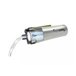 MyLAICA rozsdamentes matt bézsre festett fast disk rendszerű vízszűrő kulacs pánttal- 0,55 literes