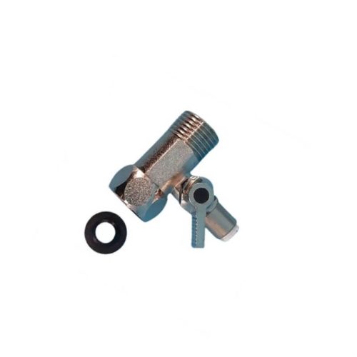 Víztisztító bekötő "T" idom 1/2"-os, 1/4"-os csappal, Quick csatlakozással