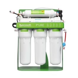   Ecosoft P’URE Balance tartályos fordított ozmózisos víztisztító nyomásfokozó pumpával, visszasózóval-RO 6