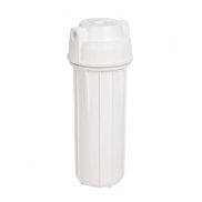   Aquafilter 10"-os Szűrőház fehér, dupla "O" gyűrűs, 1/4" csatlakozással
