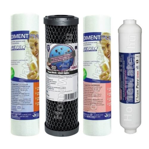 PurePro RO elő+utószűrőbetét szett RO105-4 - Block - helyettesítő