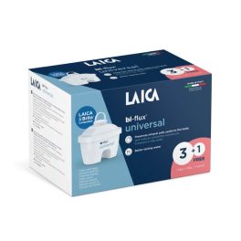   LAICA bi-Flux Univerzális SLIM vízszűrőbetét Brita Kompatibilis 3+1 db-os