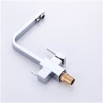 Konyhai csaptelep víztisztítóhoz 3-utas Modern dizájn - szögletes - króm