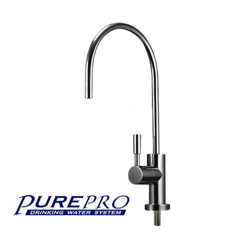 PurePro Csaptelep víztisztítóhoz, 1-utas, Modern dizájn Luxury - króm