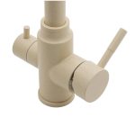 Konyhai csaptelep víztisztítóhoz 3-utas Modern dizájn - hajlított - homok-bézs