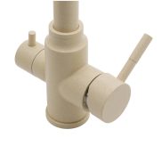   Konyhai csaptelep víztisztítóhoz 3-utas Modern dizájn - hajlított - homok-bézs