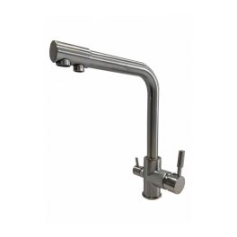   Konyhai csaptelep víztisztítóhoz 3-utas Modern dizájn - hajlított - inox