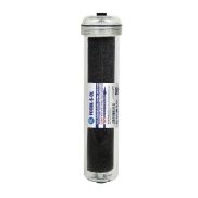   Aquafilter Aktív szén szűrőbetét, átlátszó házban - BELSŐMENETES - 12" x 2,5", In-Line - BM