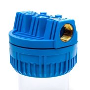   Aqua FP3 9 3/4"-os Szűrőház 1" réz csatlakozással, átlátszó házzal