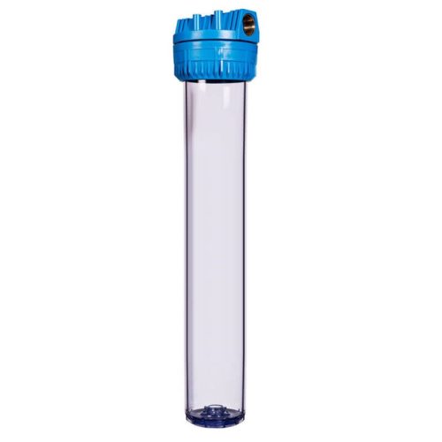 Aqua Központi vízszűrő - 20"-os Slim szűrőház 1" csatlakozással