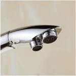 Konyhai csaptelep víztisztítóhoz 3-utas, íves - króm