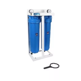   Aquafilter HHBB20A 20" BIG BLUE központi vízszűrő rendszer nyomásmérőkkel