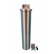   HomeWater 20"-os BIGBLUE rozsdamentes szűrőház 1" csatlakozással, meleg vízre