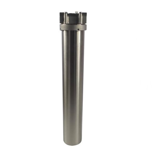 HomeWater 20"-os rozsdamentes szűrőház 3/4" csatlakozással, meleg vízre - SLIM