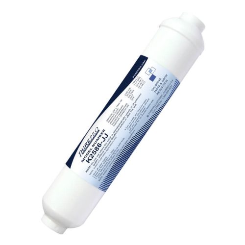 PurePro GAC aktívszén utószűrő K2586-JJ-GAC - FEMALE quick csatlakozós - 10" x 2", In-Line - QF