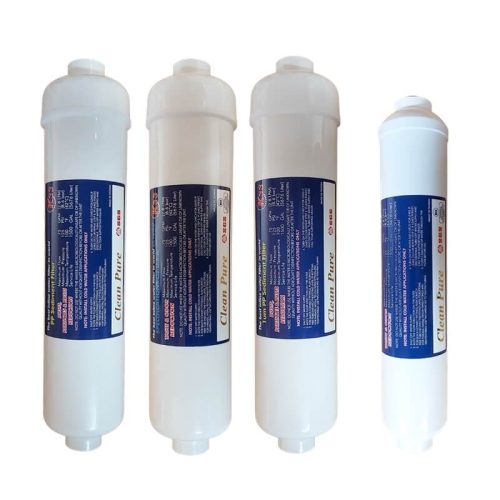 CleanPure RO elő+utószűrőbetét szett-4 "M" szériához - In-Line - belsőmenetes