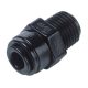 Külsőmenetes egyenes bekötő-idom 6 mm cső x 3/8" menet - Quick-NSF
