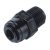 Külsőmenetes egyenes bekötő-idom 8 mm cső x 1/4" menet - Quick-NSF