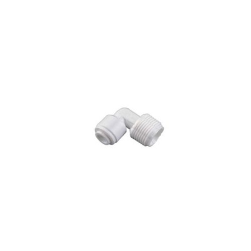 Külsőmenetes "L" könyök bekötő-idom 1/4" cső x 3/8" menet - Quick