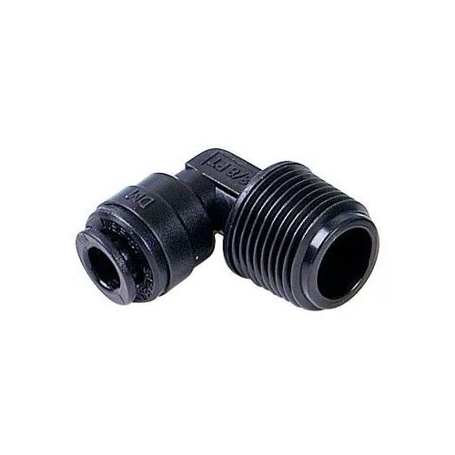 Külsőmenetes "L" könyök bekötő-idom 6 mm cső x 1/4" menet - Quick-NSF