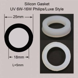   UV-lámpa tömítőgyűrű (szilikon) 6W-16W PHILIPS/LUXE STYLE UV-lámpához