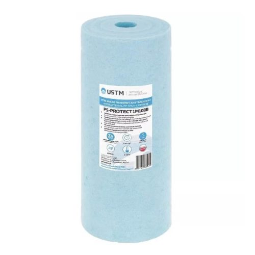USTM Antibakteriális üledék-szűrőbetét - 1 mikron 10 x 4,5" - BigBlue szűrőbetét