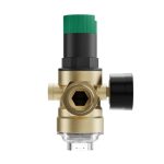 USTM rézfejes előszűrő nyomásmérővel, nyomáscsökkentővel, 40 mikron 1"