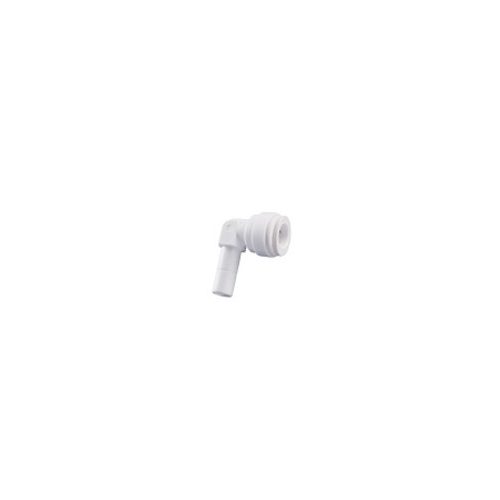 Tömlős "L" könyök bekötő-idom (pipa) 3/8" cső x 3/8" tömlő vég - Quick