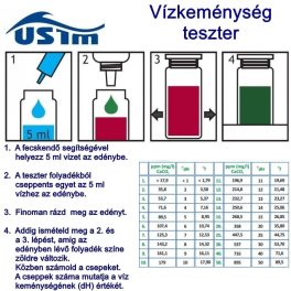 USTM vízkeménység teszter