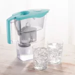 LAICA MikroPLASTIK-STOP vízszűrő kancsó szett mechanikus kijelzővel 1 db bi-flux univerzális szűrőbetéttel és 1 db MikroPLASTIK- STOP szűrőbetéttel